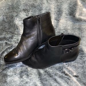 Alfani step flex leather boots